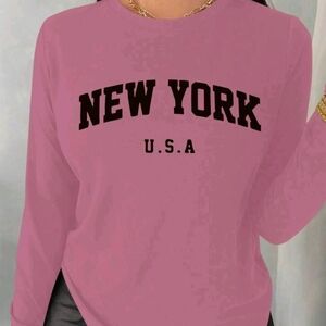 Pink top Long Slevees